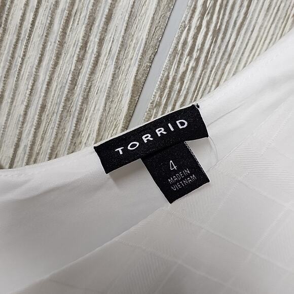 Torrid Window Pane V Neck Sleeveless Tank Top Womens Plus Size 4X NWT - Picture 5 of 12